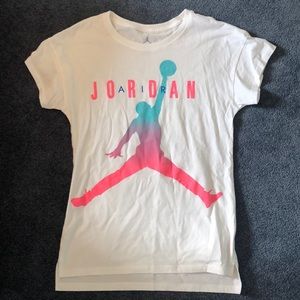 air Jordan girls shirt size large